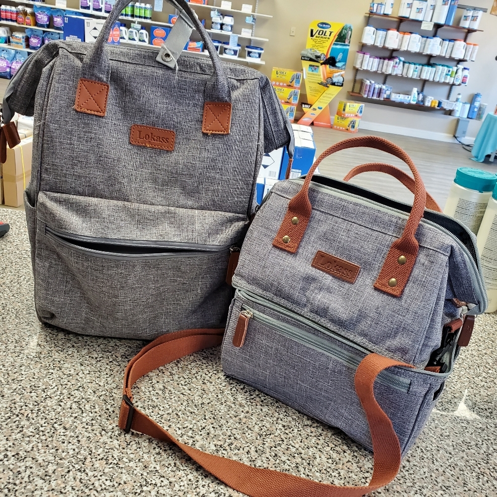 Backpack lunch box bundle